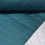Tissu matelassé Swafing - Saint Pétersbourg - Bleu pétrole mélange 1747