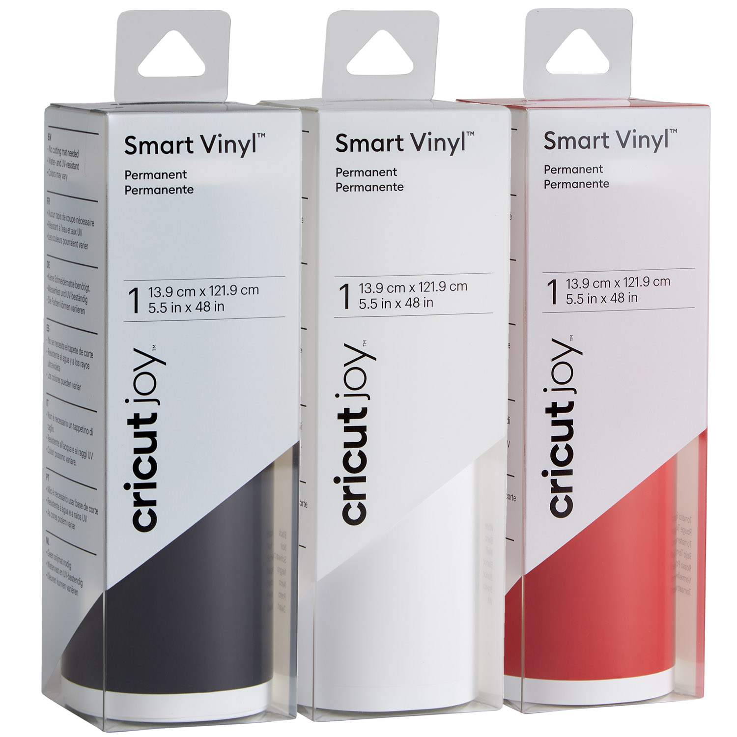 CRICUT Joy Smart Vinyl Plotterfolie glänzend - 13,9 x 121,9 cm-0 CRICUT Joy Smart Vinyl Plotterfolie glänzend - 13,9 x 121,9 cm-0