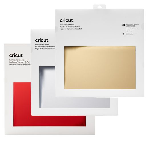 CRICUT Foil Transfer Sheets 30,5 x 30,5cm - 8 Bögen CRICUT Foil Transfer Sheets 30,5 x 30,5cm - 8 Bögen