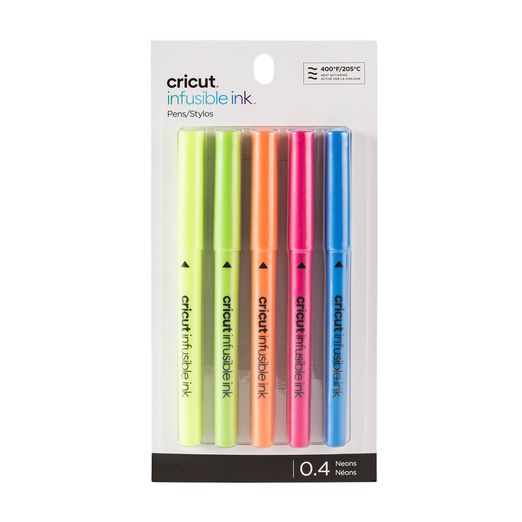 CRICUT Infusible Ink Stylos fluo 0,4 mm - 5 stylos