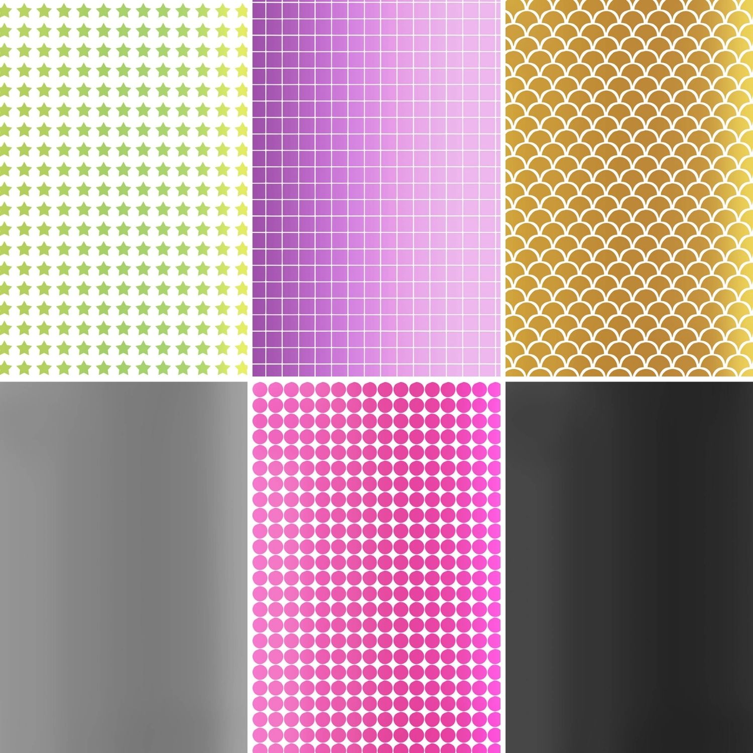 CRICUT Premium Vinyl Mixed Sampler Mosaic - 30,5 x 30,5 cm - 6 feuilles-3 CRICUT Premium Vinyl Mixed Sampler Mosaic - 30,5 x 30,5 cm - 6 feuilles-3