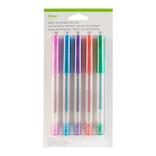 CRICUT Glitter Gel Pen Set Brights - 5 Stifte CRICUT Glitter Gel Pen Set Brights - 5 Stifte
