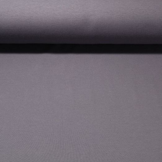 Interlock Jersey Gusti - Uni Grau Glatt