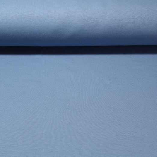 Interlock Jersey Gustav - Uni Jeansblau Angeraut
