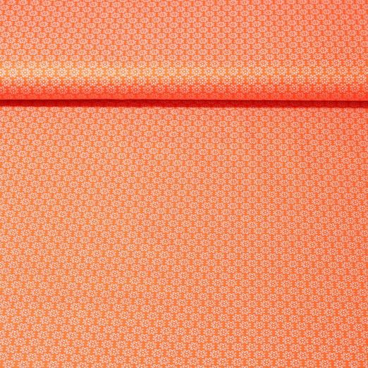 Baumwolle Webware Jan - Zahnrädchen Orange