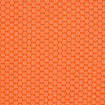 Vävt tyg i bomull - orange kugghjul