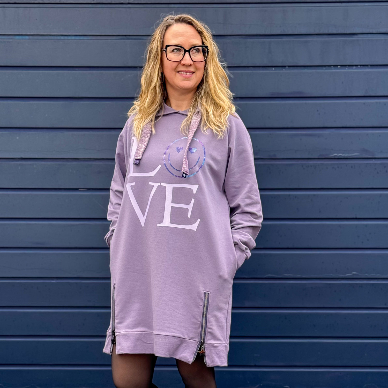 Sweat été bio Georg - French Terry - lilas uni-1 Sweat été bio Georg - French Terry - lilas uni-1