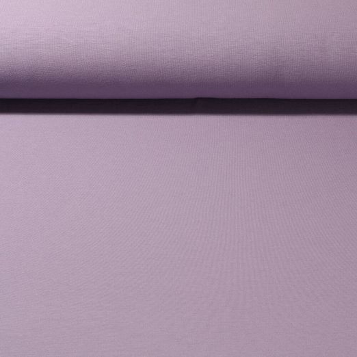 Sweat été bio Georg - French Terry - lilas uni