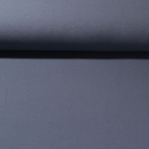 Jersey bio Georg - bleu denim uni 205