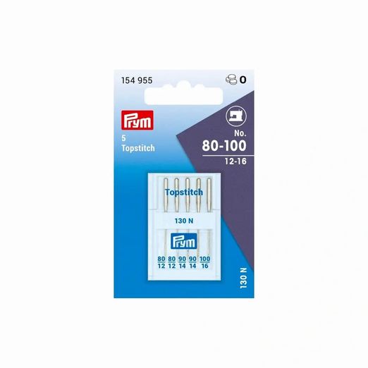 PRYM surpiqûre métallique 80-100 - 5 pièces PRYM surpiqûre métallique 80-100 - 5 pièces