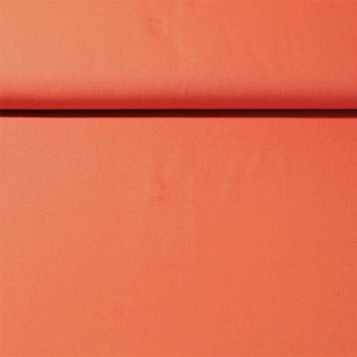 Bio Baumwollstoff Ilvi - Uni Cognac