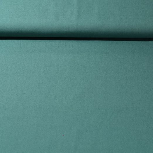Bio Baumwollstoff Ilvi - Uni Tannengrün