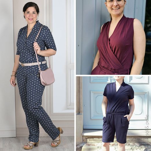 Jumpsuit  - women No.63 - Schnittmuster eBook