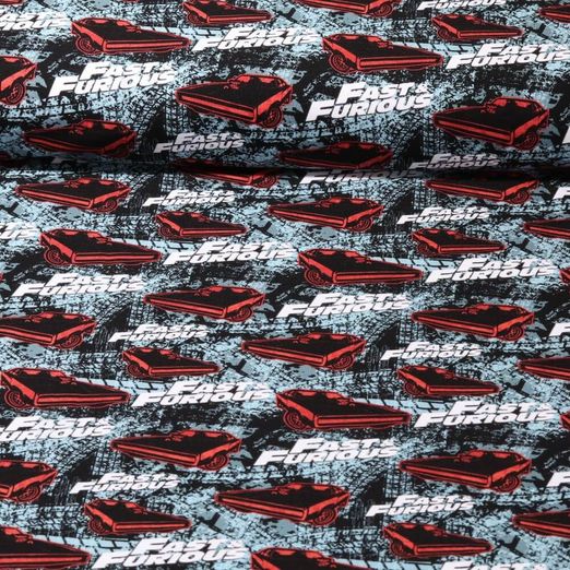 Jersey - Impression numérique Fast & Furious - noir rouge