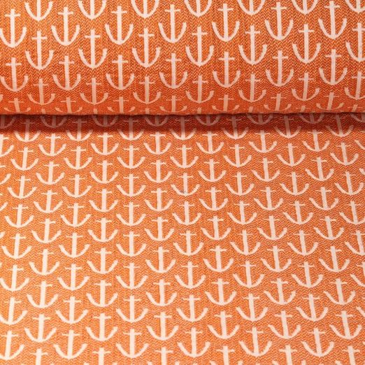 Jersey - Hamburger Liebe Ahoy 3D Ancre KNIT Orange