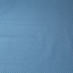 Coton enduit Bo - Petits pois bleu blanc