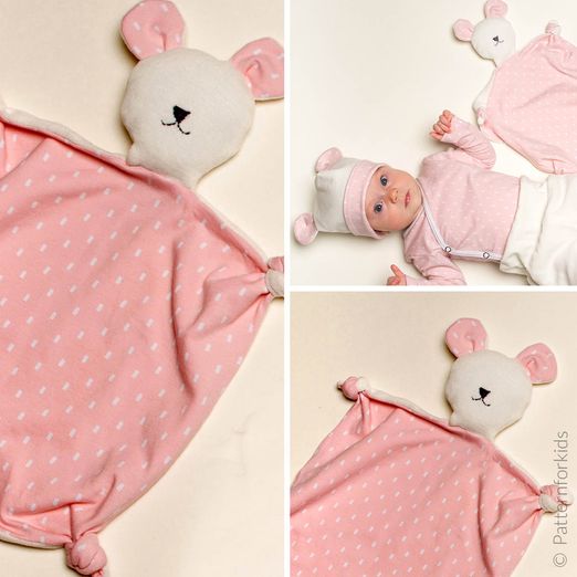 Kuscheltuch - TEDDY - Schnittmuster eBook