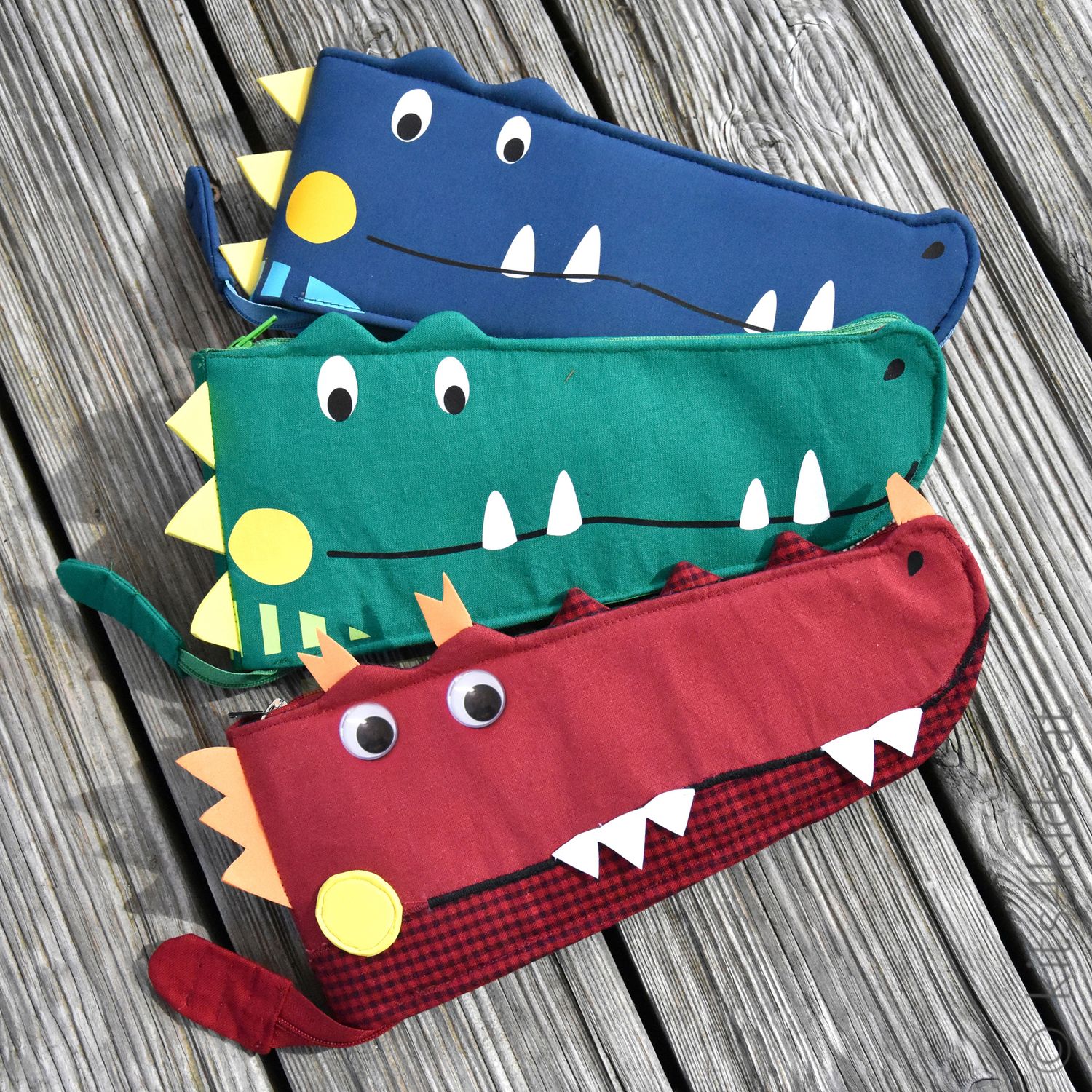 Mäppchen - Krokodil und Drachen-Mäppchen Mini-D(r)agobert - Schnittmuster eBook-1 Mäppchen - Krokodil und Drachen-Mäppchen Mini-D(r)agobert - Schnittmuster eBook-1