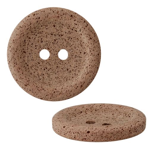 Bouton en café/polyester 2 trous recyclés - 34mm
Bouton en café/polyester 2 trous recyclés - 34mm