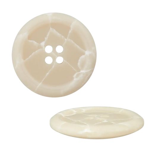 Bouton en polyester 4 trous - 23mm