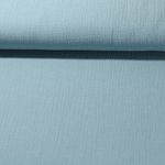 Bio Musselin Marius - Helles Jeansblau