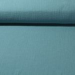 Bio Musselin Marius - Jeansblau