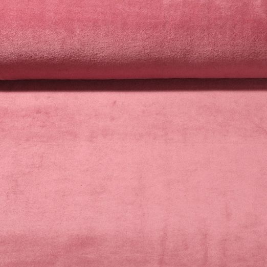 Nicki Gabriel - Velours - Vieux rose uni