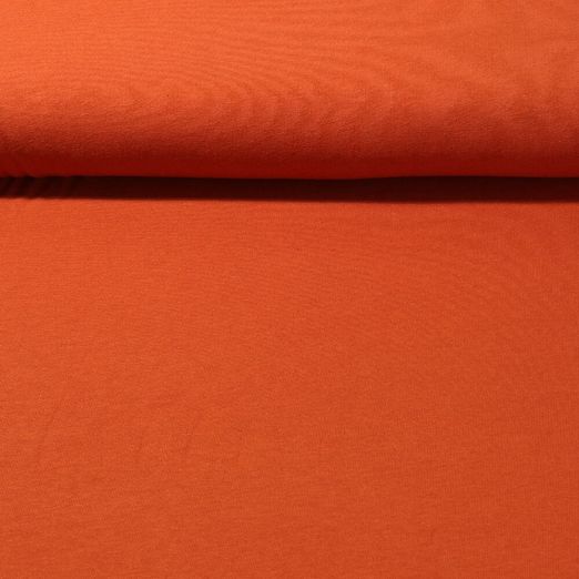 Jersey de lin Annika - rouge rouille uni