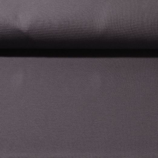 Jersey gaufré - Swafing - Clarissa - anthracite 790