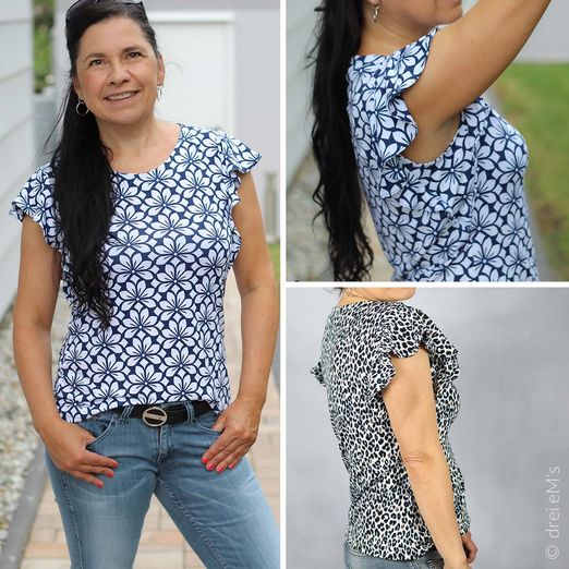Volantshirt - Latisana - Schnittmuster eBook