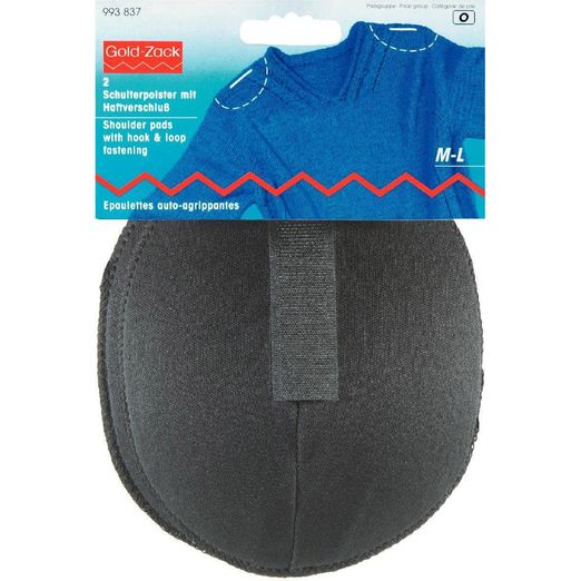 PRYM Schulterpolster Raglan mit Haftverschluß M-L - 2 Stück