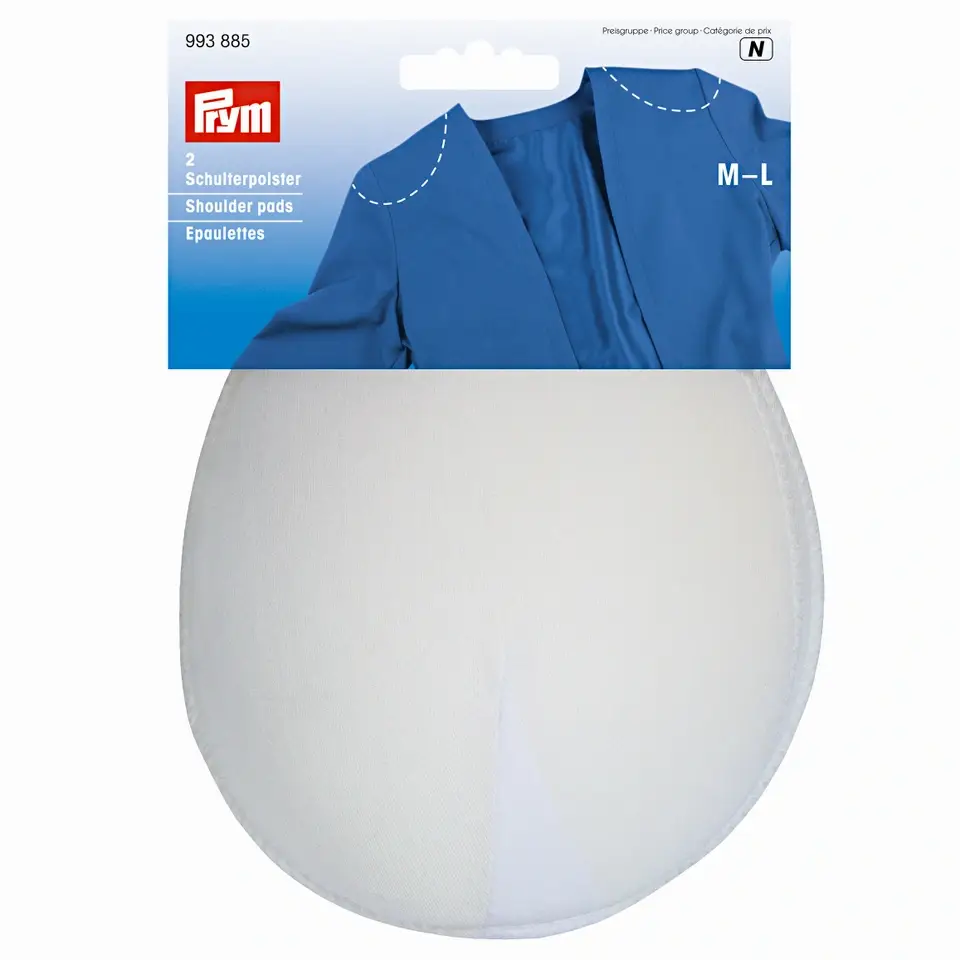 PRYM Schulterpolster Raglan M-L - 2 Stück-0 PRYM Schulterpolster Raglan M-L - 2 Stück-0