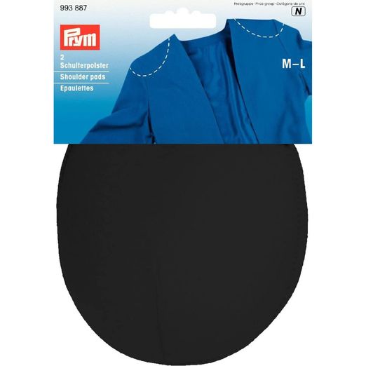 PRYM Schulterpolster Raglan M-L - 2 Stück PRYM Schulterpolster Raglan M-L - 2 Stück
