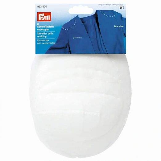 PRYM Schulterpolster Raglan unbezogen weiß - 2 Stück PRYM Schulterpolster Raglan unbezogen weiß - 2 Stück