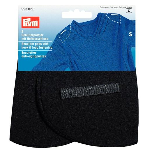 Epaulettes PRYM Fermeture en demi-lune S - 2 pièces