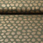 Jersey - Foilprint Totenkopf Grün Gold