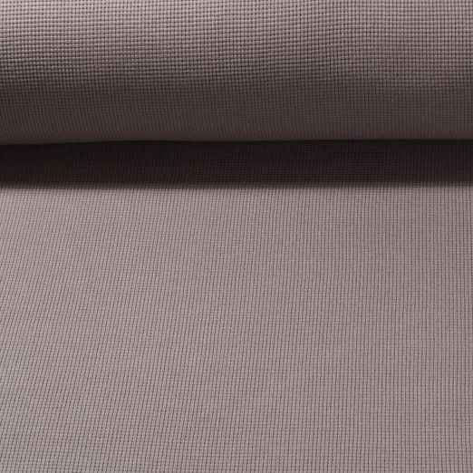 Jersey gaufré double couche Sonja - Gris uni