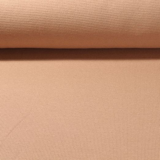 Jersey gaufré double couche Sonja - Beige uni