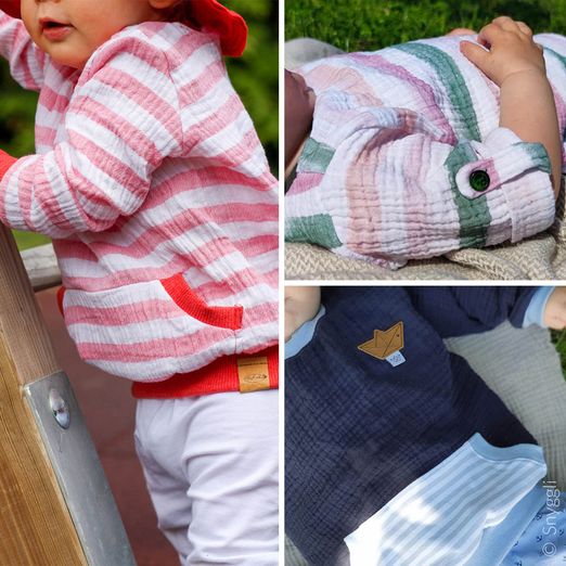 Babysweater - Musling - Schnittmuster eBook