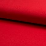 Interlock Jersey Heavy - jednobarevná červená