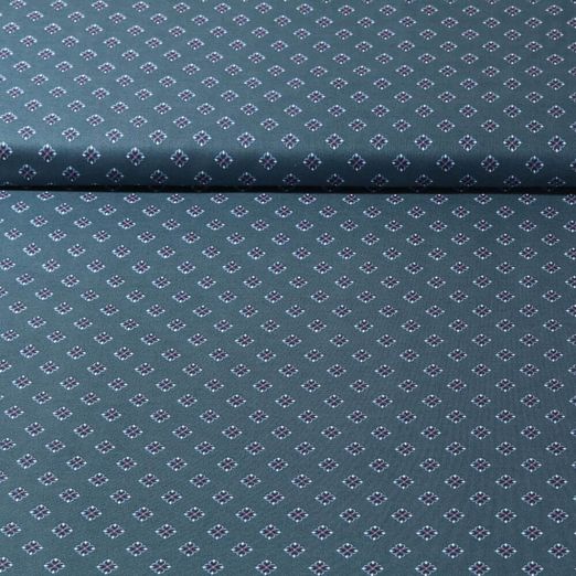 Coton Gütermann - Timeless - Ornements - Bleu pétrole