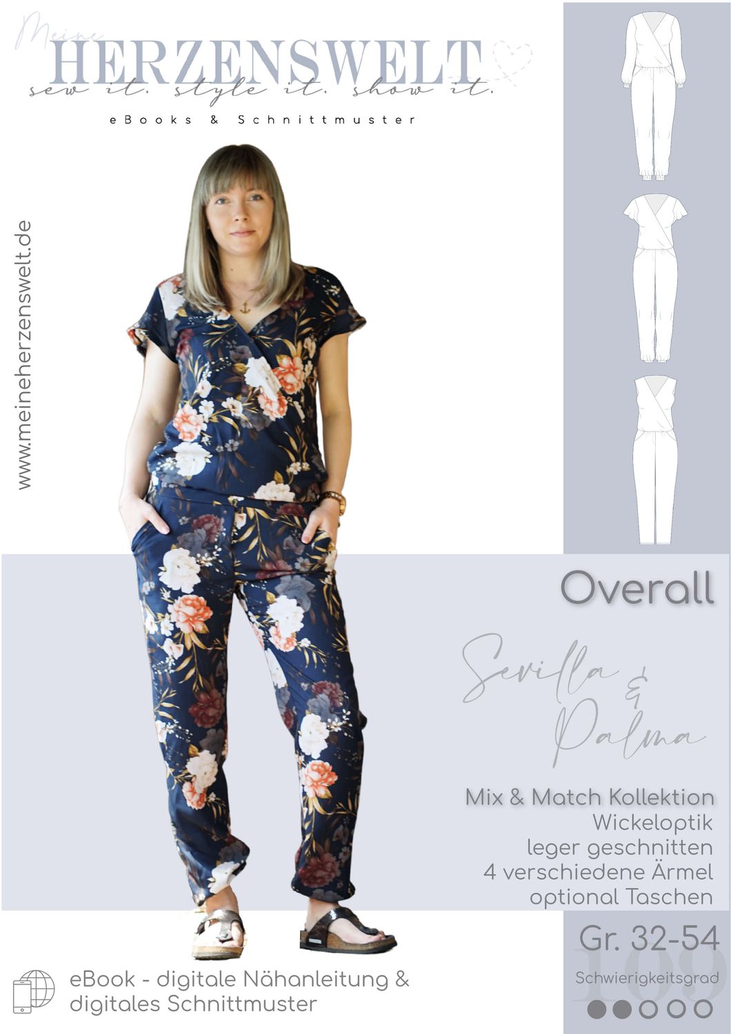 Overall - Sevilla-Palma - Schnittmuster eBook-1 Overall - Sevilla-Palma - Schnittmuster eBook-1