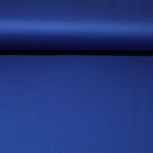 Coton en sergé extensible - bleu roi