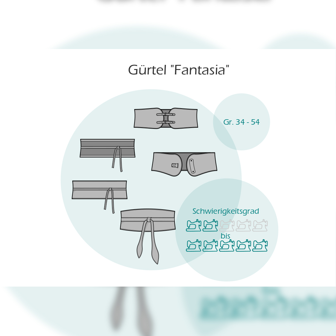 Gürtel - Fantasia - Schnittmuster eBook-7 Gürtel - Fantasia - Schnittmuster eBook-7