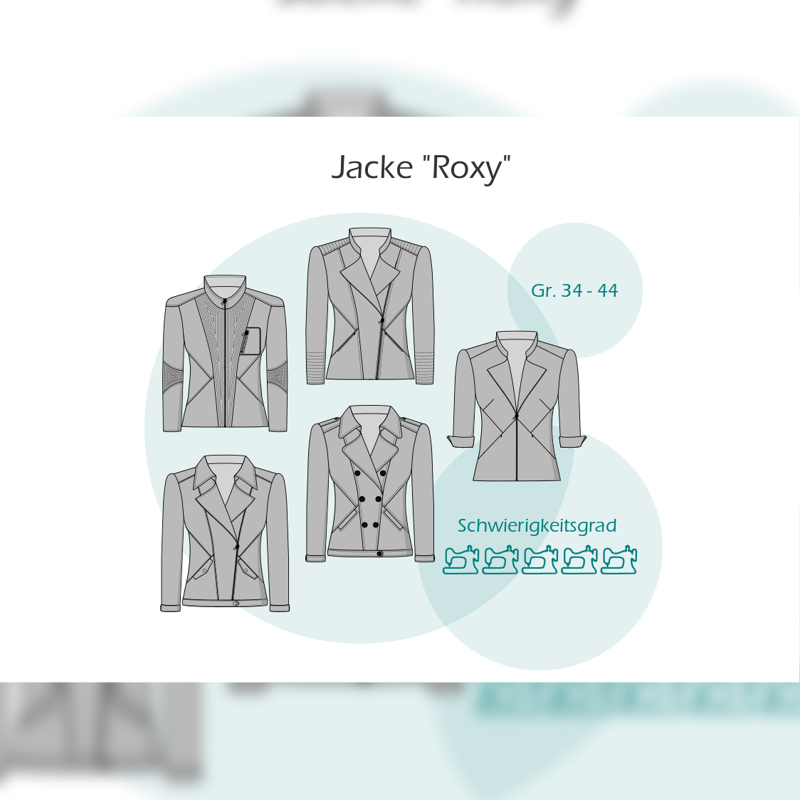 Jacke - Roxy - Schnittmuster eBook-1 Jacke - Roxy - Schnittmuster eBook-1