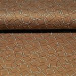 Tissu habillement - Carrés Brun clair