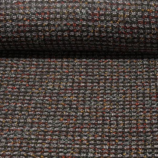 Tissu habillement - Boucle Paillettes Noir