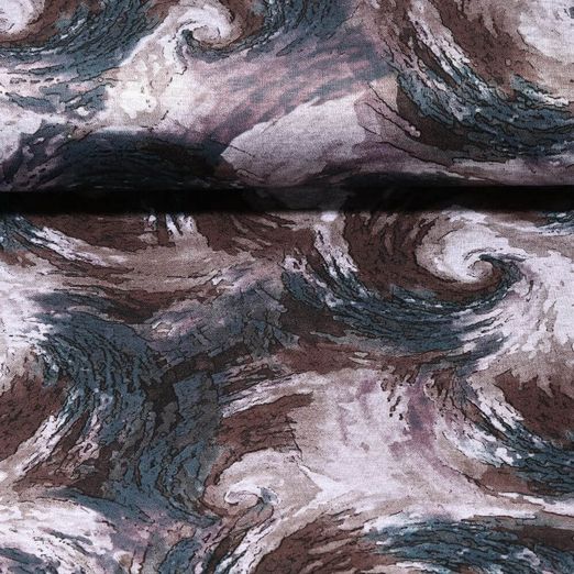 Tissu habillement - Motifs d'eau bleue