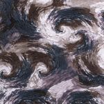 Módní látka - Modrá vodní vlna Módní látka - Modrá vodní vlna