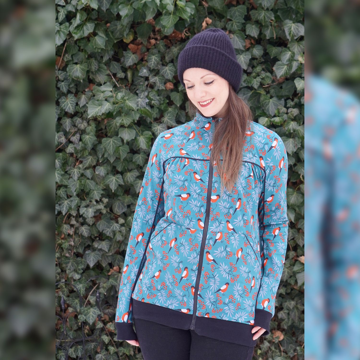 Sweatjacke - Göttin des Frühlings - Schnittmuster eBook-6 Sweatjacke - Göttin des Frühlings - Schnittmuster eBook-6